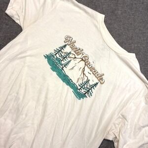 Beyond Clothing‎ North Cascades T-Shirt Mens XL White Graphic Tee Hiking
